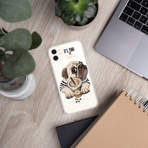 "It's coffee time". iPhone Case for a gift or you personally