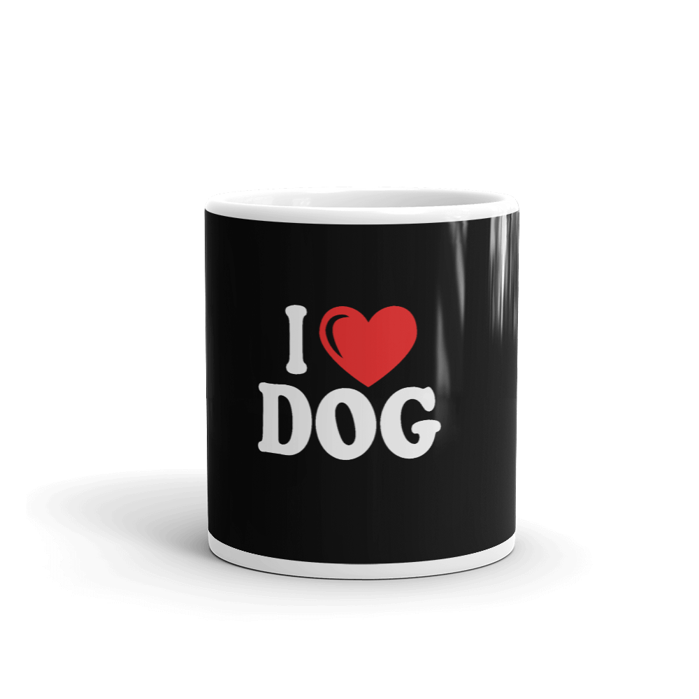 I Love Dog Mug