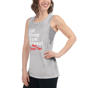 Ear Sleep Gym Repeat Ladies’ Muscle Tank