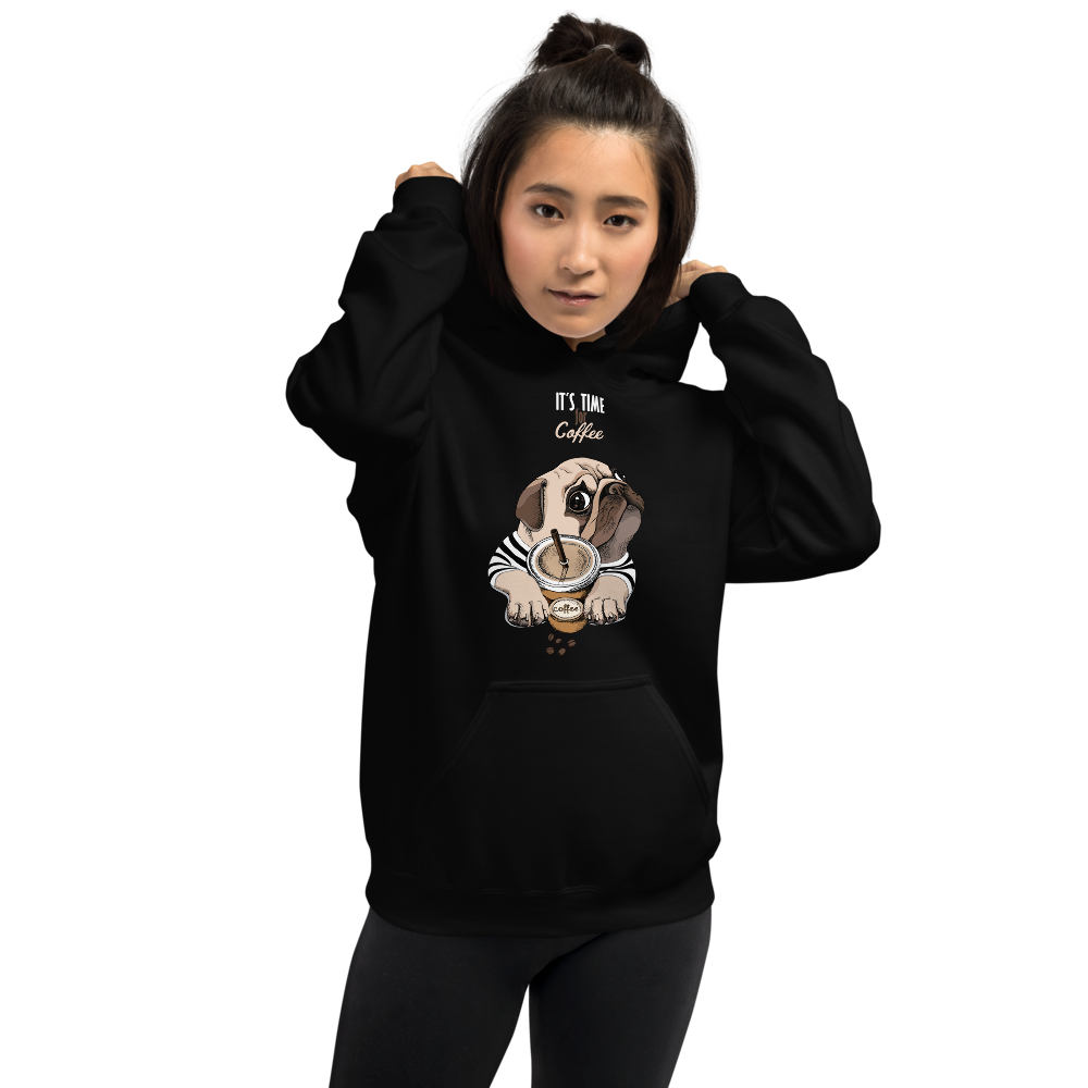 "It's coffee time" A warm and nice to wear Unisex Hoodie for you.