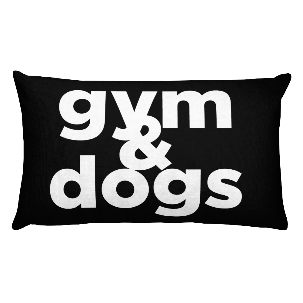 Gym & Dog Premium Pillow