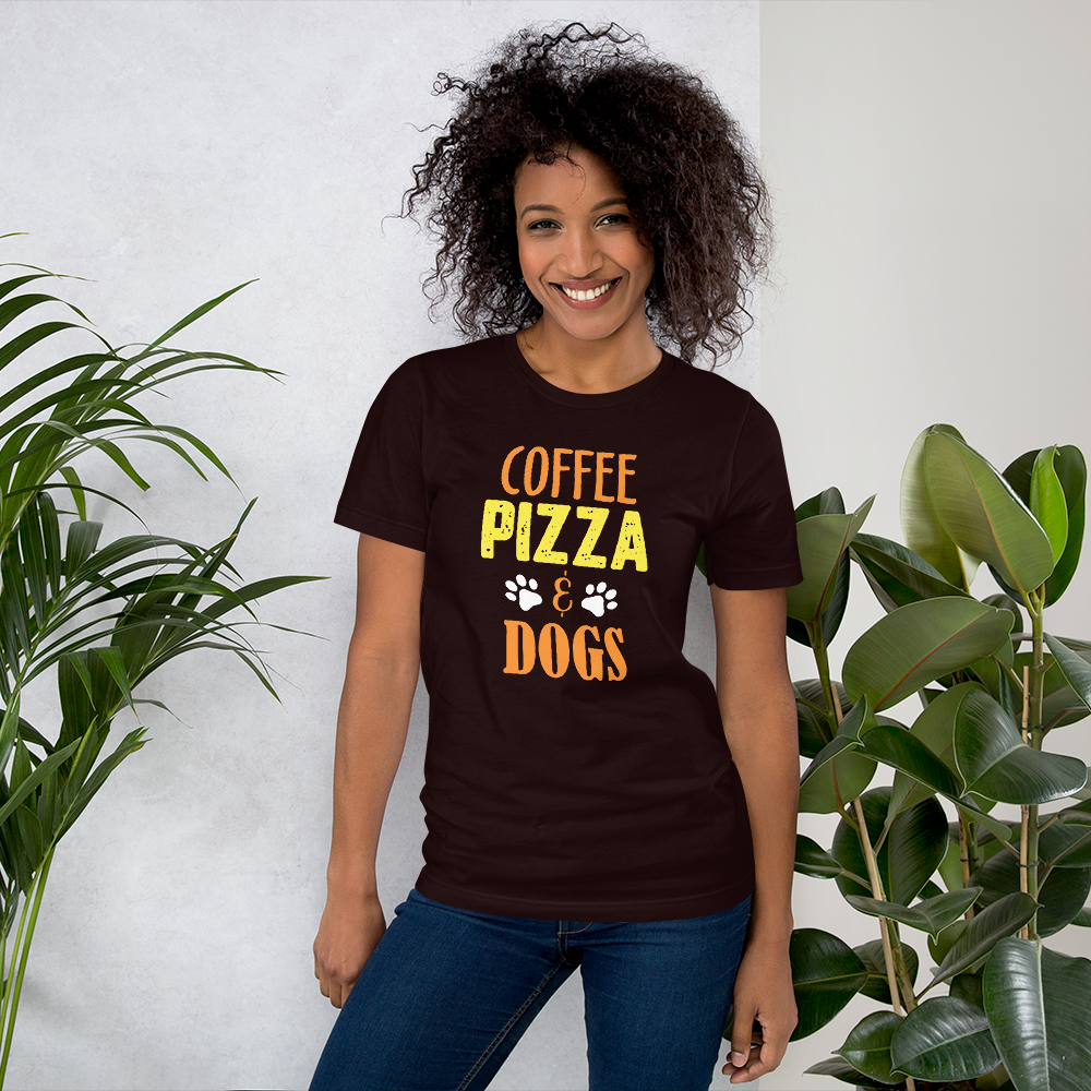 Coffe Pizza & Dogs T-Shirt