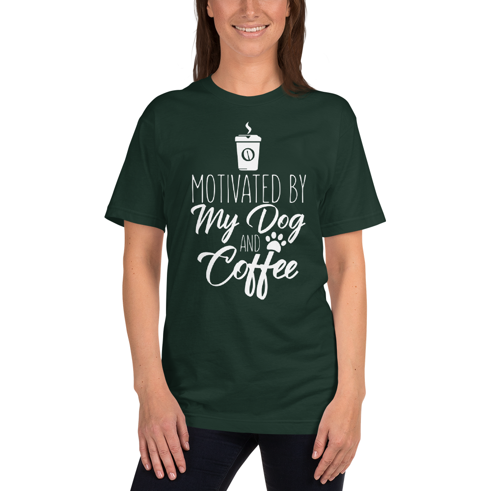 Motivated By My Dog Coffee T-Shirt