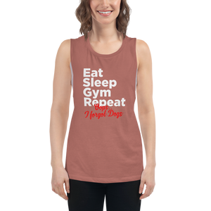 Ear Sleep Gym Repeat Ladies’ Muscle Tank