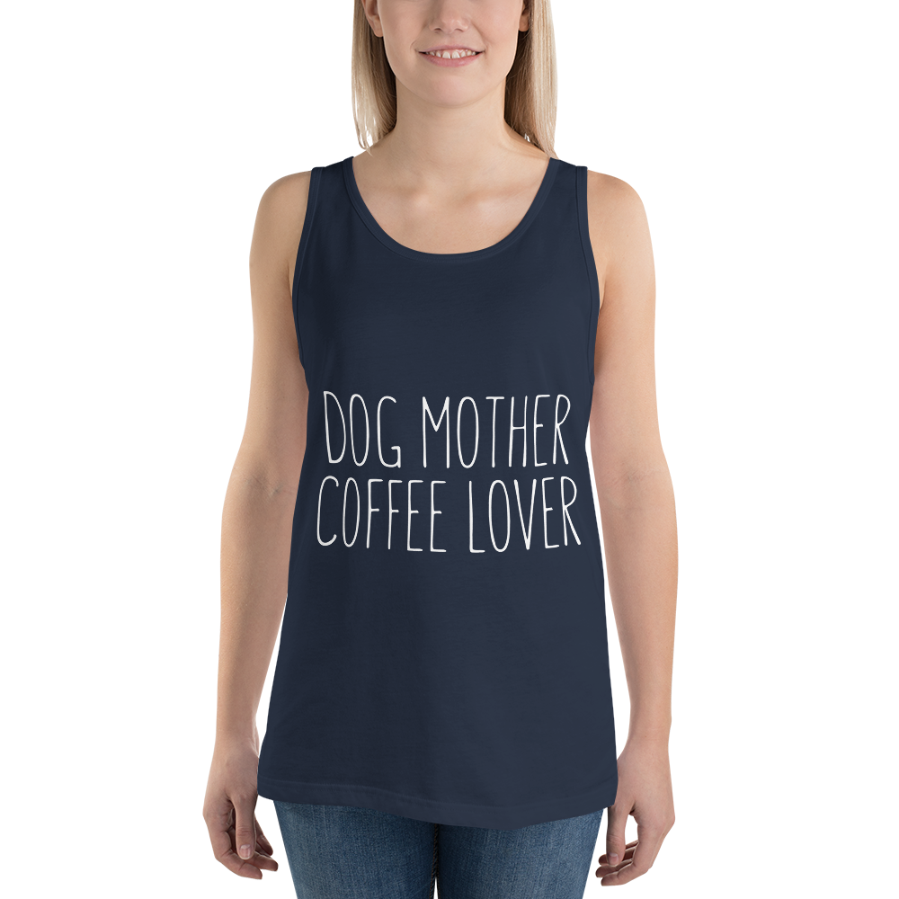 Dog Mother Coffee Lover Tank Top