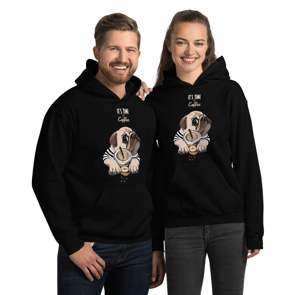 "It's coffee time" A warm and nice to wear Unisex Hoodie for you.