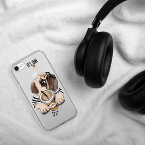 "It's coffee time". iPhone Case for a gift or you personally